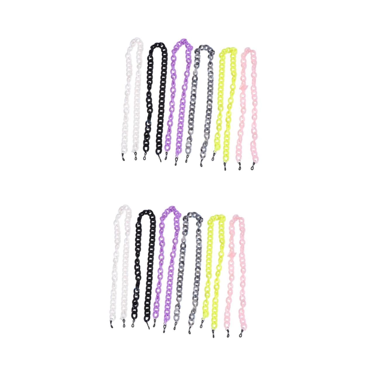 FRCOLOR Brille Maskenkette Kette Zum Aufhängen Der Maske Schutzmaskenhalter Maskenband Seil Zum Aufhängen Der Maske Anti-lost-gesichtsabdeckungs-lanyard Maskenriemen Plastik