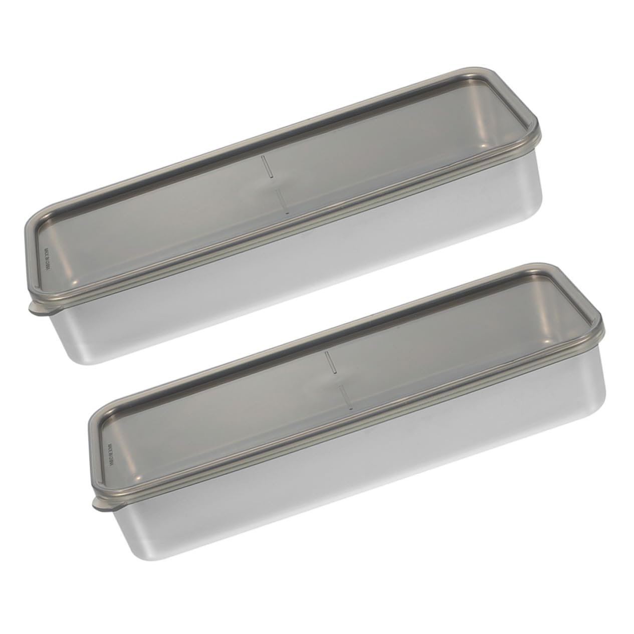 SHINEOFI 2 pezzi Contenitori Ermetici in Acciaio 304 con Coperchio Scatole per Frigorifero per Conservare Frutta Carne e Snack Mantenendo Freschezza e Ordine
