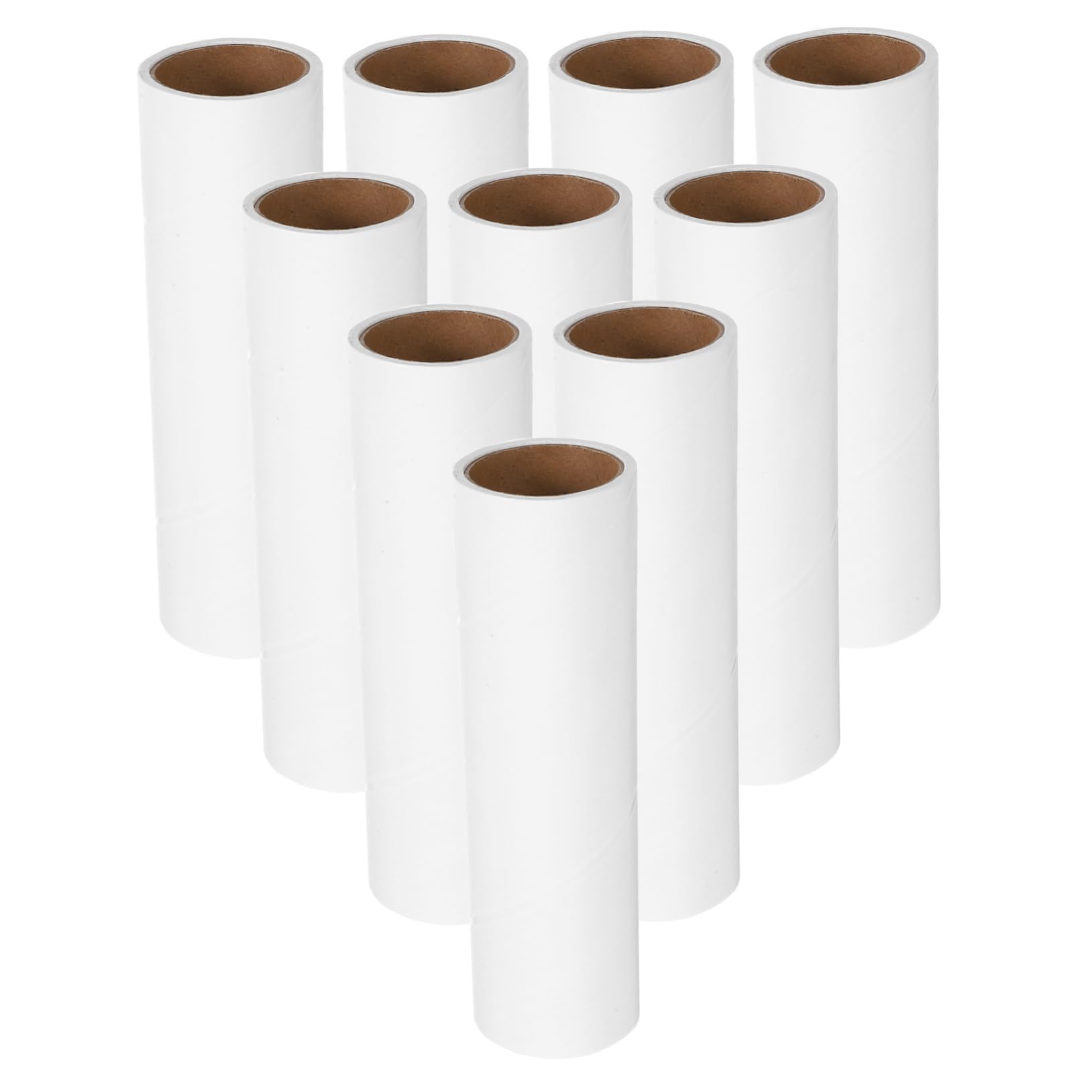 Rodillos Quitapelusas de Repuesto 38mm, 10 Rollos de Papel Blanco