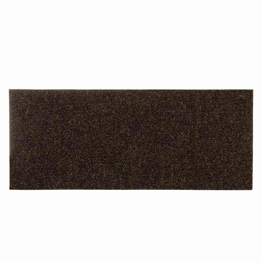 Lot de 15 tapis d'escalier autocollants, 60 x 25 cm, marron