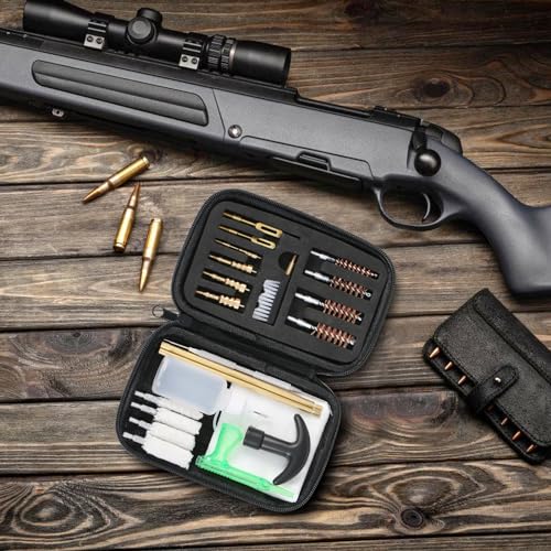Universal Handgun Cleaning Kit for .22 .357/.38/9mm .40 .45 Caliber Pistol Gun Brush Tools Gun Accessories - Thumbnail 5
