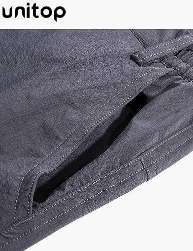 Unitop Women's Quick Dry Pants Work Exercise Cargo Pants Gray Xl 32" Inseam #TOP3