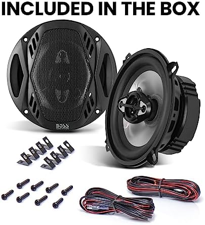 BOSS Audio Systems 5.25 4-Way Boss Audio Nx524 300 Watt (Per Pair), 5.25 Inch, Full Range, 4 Way Car Speakers (Sold