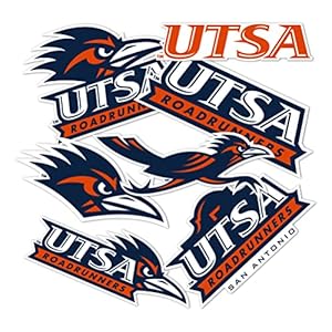 The University of Texas at San Antonio Sticker UTSA Roadrunners Stickers Vinyl Decals Laptop Water Bottle Car Scrapbook T2 (Type 2)