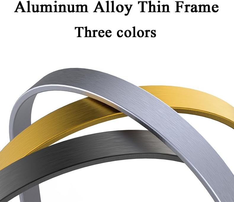 Miniatura 8 de Espejo de suelo, espejo dorado de longitud completa de 64 x 21 pulgadas, espejo arqueado de longitud completa, espejos independientes, espejos de