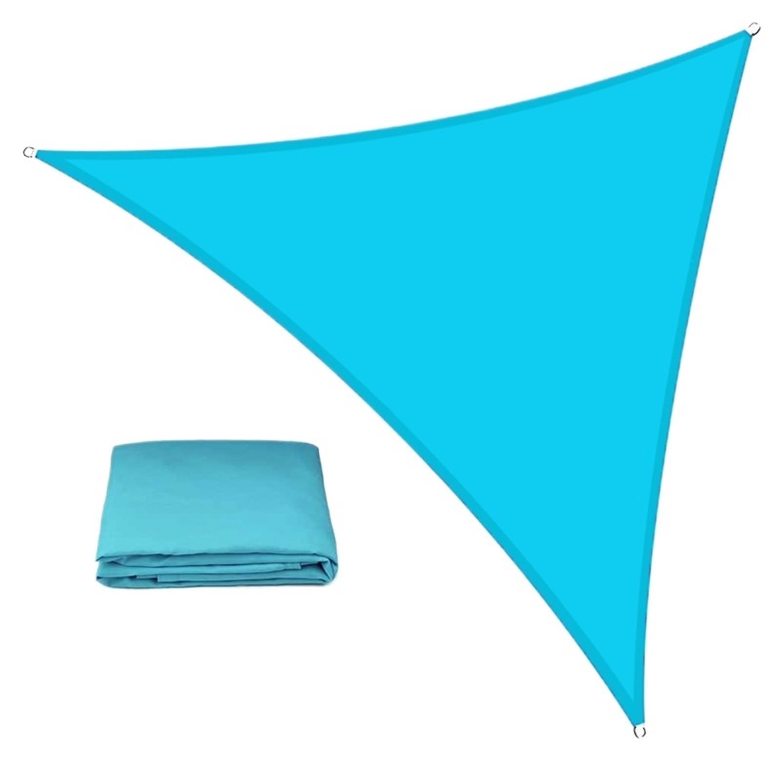 Voile d'ombrage triangulaire imperméable Color5 5m pour terrasse