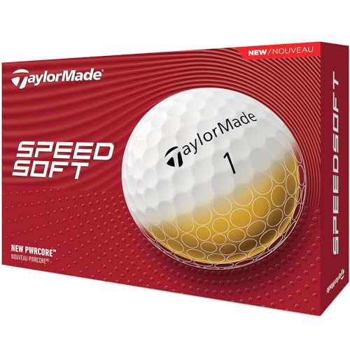 Balles de golf SpeedSoft TaylorMade blanc compression homme