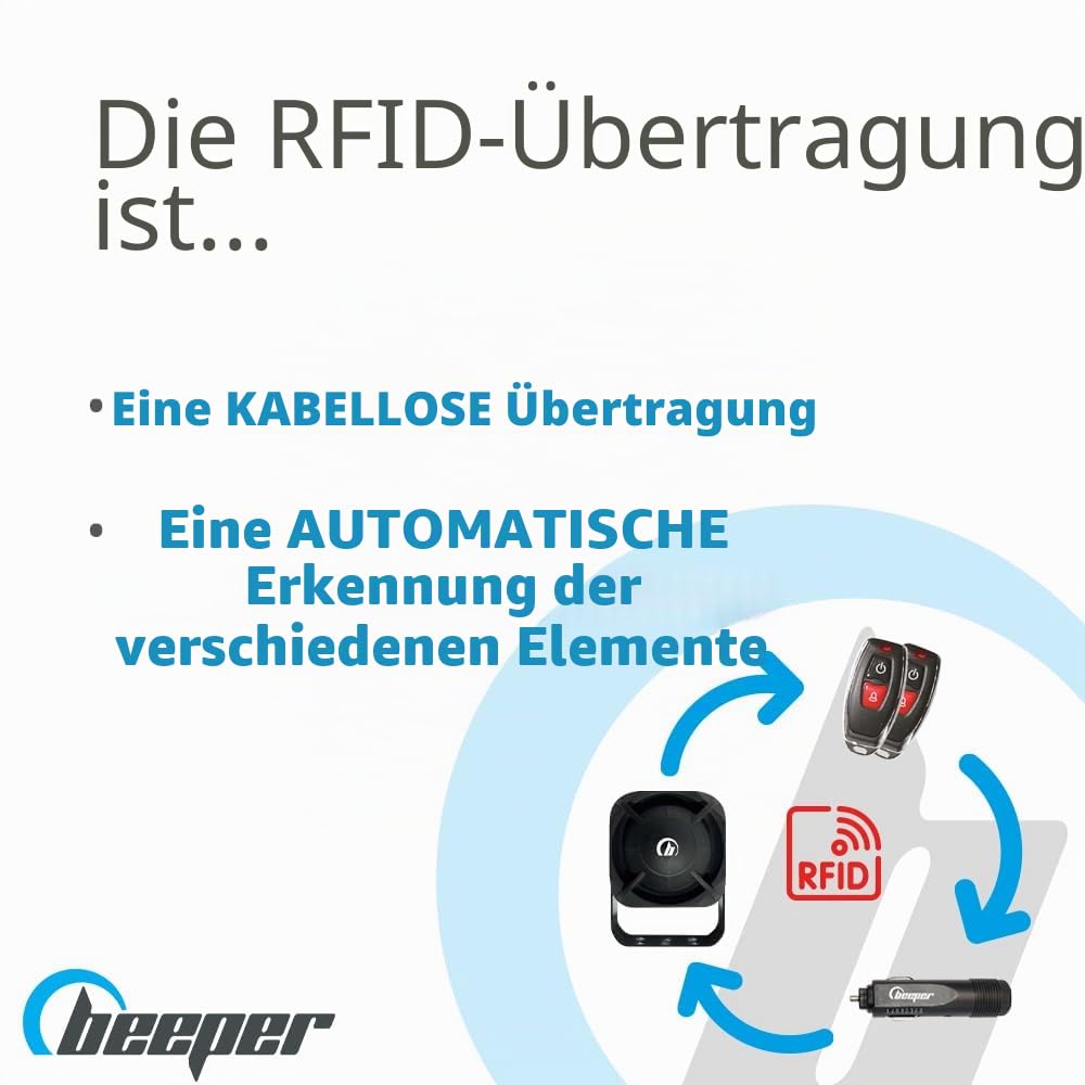 BEEPER XR5-TX1 Universal-Autoalarmanlage