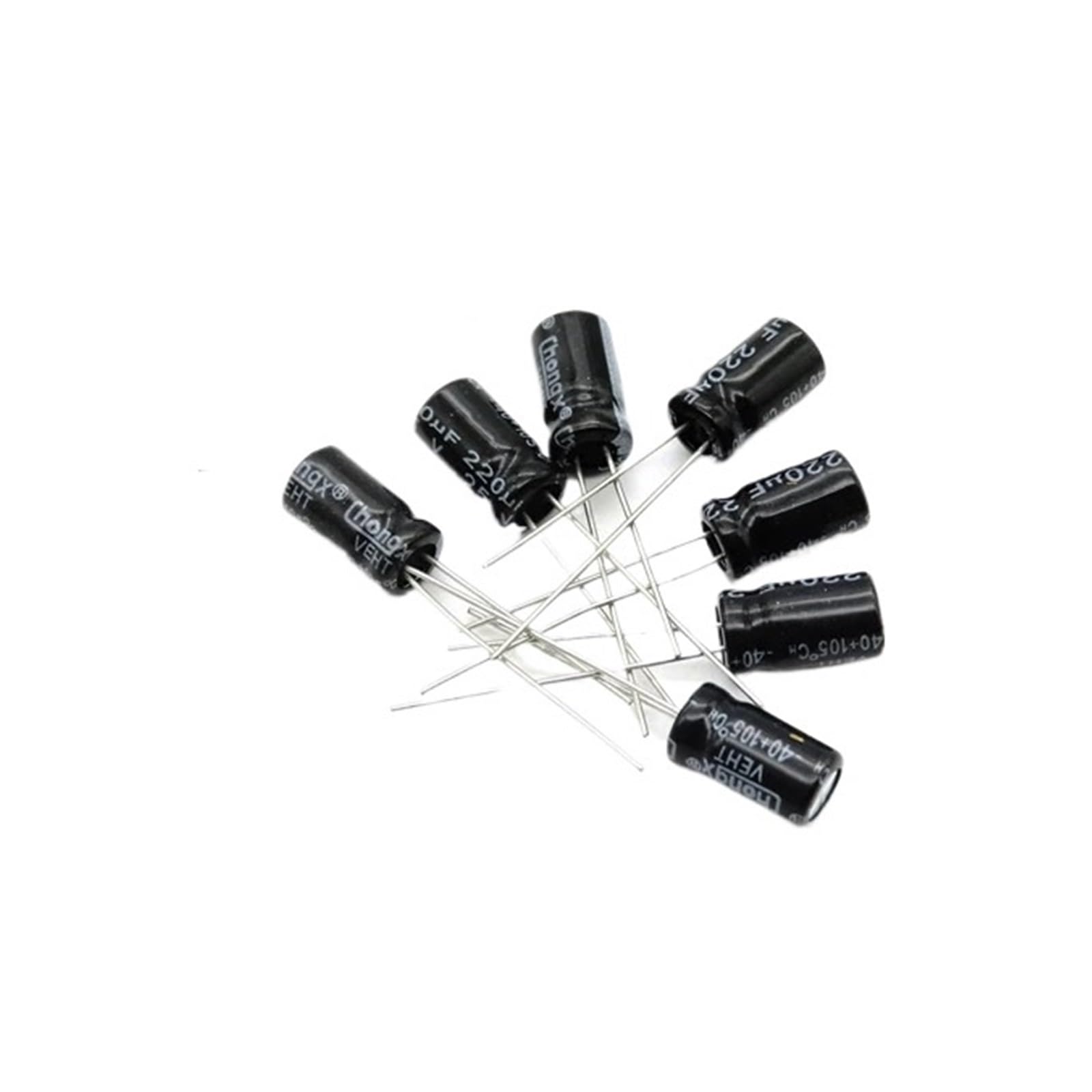 Condensateur électrolytique miniature 0.33uF 50V pour filtrage stable