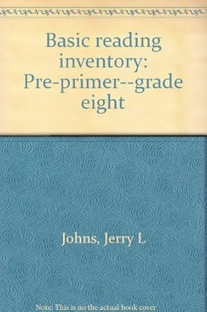 Basic reading inventory: Pre primer grade eight Amazon com br Basic reading inventory: Pre primer grade eight Amazon com br