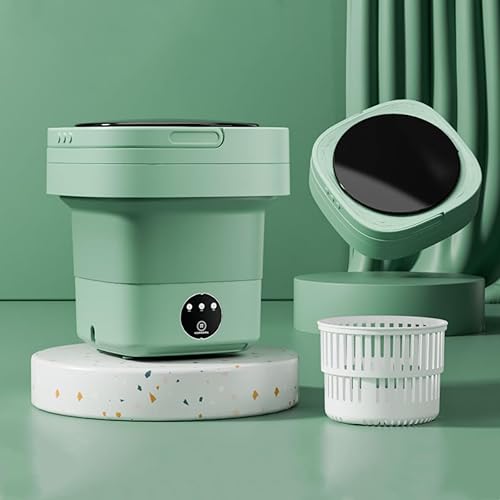 Miniatura 8 de Lavadora portátil, mini lavadora de 9 litros de alta capacidad con 3 modos de limpieza profunda para ropa interior, ropa de bebé o artículos