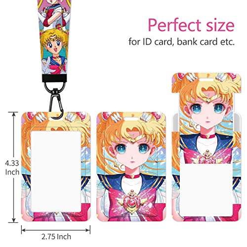 Neck Lanyard With Id Badge Holder For Keys Key Chain Card Kawaii Pink Lanyards For Women Girl Kids Teachers Gs432 (Cartoon-07) #TOP5