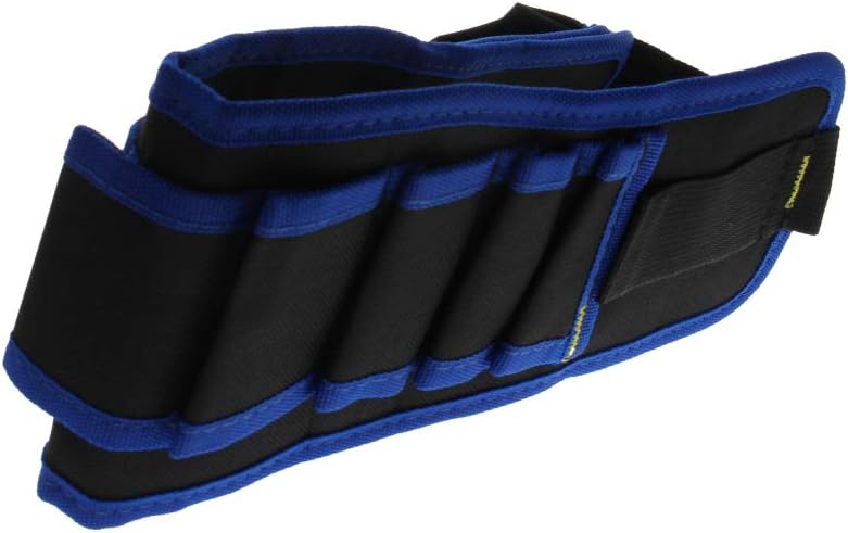 Utoolmart Professional Tool Pouch,Oxford Canvas Tool Pockets, Heavy Duty Tool Organizer,Fully Adjustable Work Belt,Waterproof,Protective Work Bag Green/Yellow