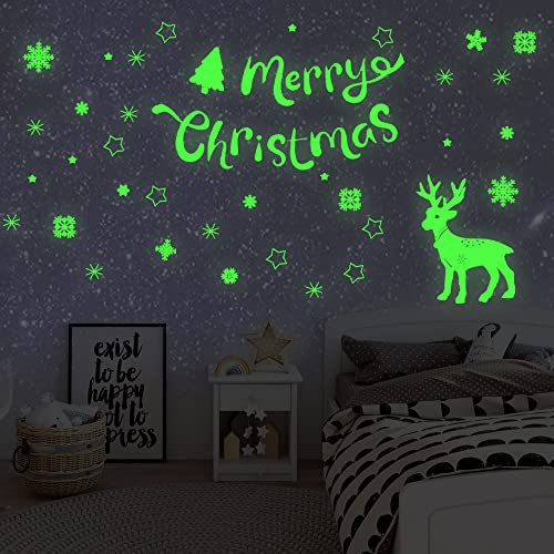 Adhesivos Navidad Pared Marca WELLXUNK