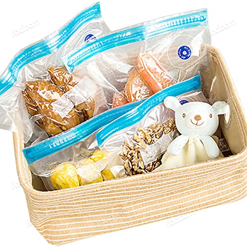 Kit 6x Saco Vácuo Culinario p/Alimento Reutilizável Grande