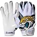 NFL Jacksonville Jaguars Youth Receiver Gloves,White,Medium