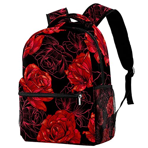 Sac d'école anti-vol sécurisé avec compartiment PC portable et motif mandala