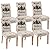 ysnifeiw Christmas Chair Cover Set of 6 Merry Christmas Dining Removable Xmas Holiday Chair Slipcovers for Dining Room, Christmas Party Decoration