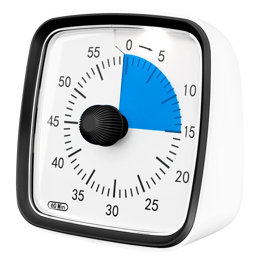 Hndhbfgrt Count Down, Count Up Digital Kitchen Timer with Visual Countdown Display, Loud Alarm for Enhanced Cooking and Baking C