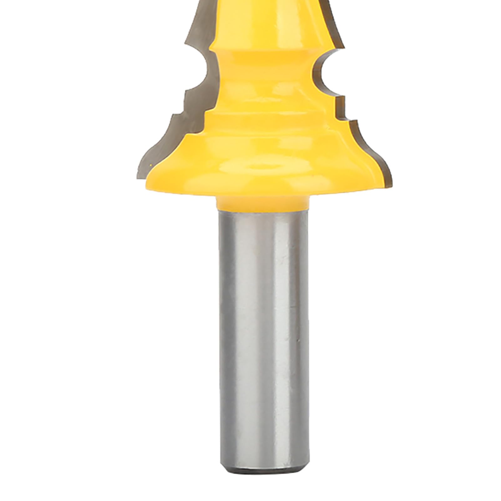 2 pezzi di fresa per modanatura a corona, fresa da falegnameria con gambo da 1/2 pollice, punta in carburo rivestita in teflon per rifiniture decorative, bilanciata al computer e