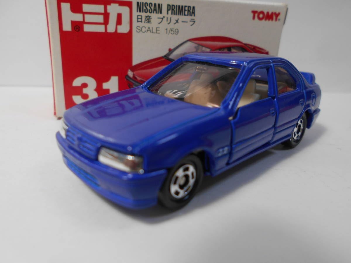Amazon | トミカ 31 日産プリメーラ 青 箱付き | ミニカー・ダイ 
