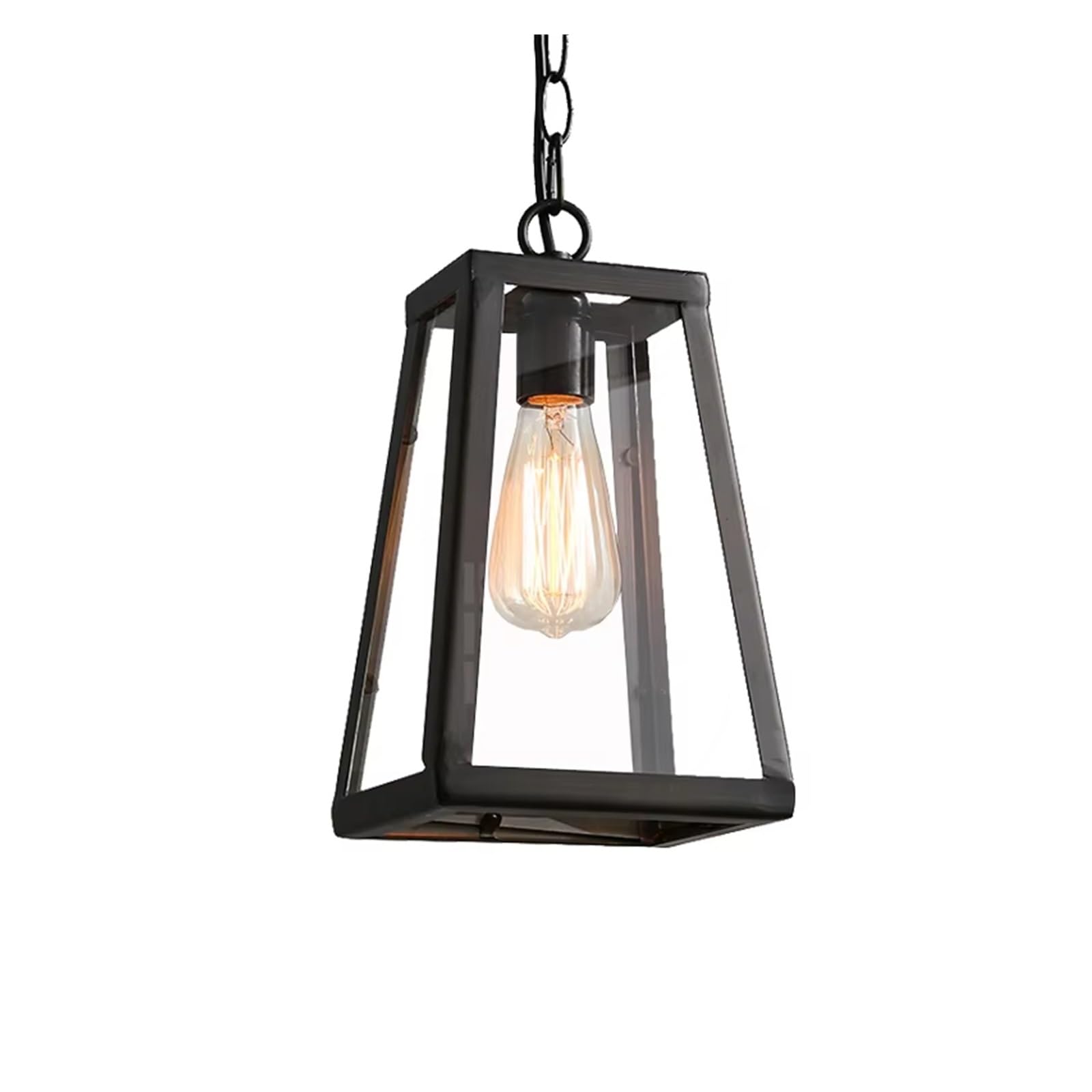 Lámpara colgante de cadena retro Loft para pasillo y bar 8