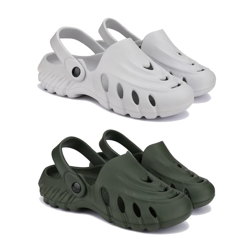 WINGSCRAFT Lightweight Classic Clogs || Sandals with Slider for Men-Combo(2)-3135-3136-picture-16