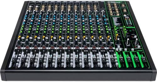 Mackie ProFX16v3 16-Channel Unpowered Mixer USB Bundle with Pro Tools, Waveform DAW, 4x Mophead 10-Foot TRS Cable, 4x 10-Foot XLR Cable, 2x 1/4" to 3.5mm Adapter, 10x Cable Ties and Microfiber Cloth