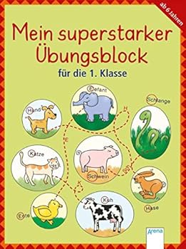 Paperback Mein superstarker Übungsblock für die 1. Klasse Book