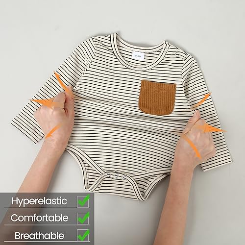 Image of CARETOO Baby Boy Clothes Suit Infant Gentleman Boy Outfits Dress Shirt /Bowtie /Suspender Pants Set 0-18 Months