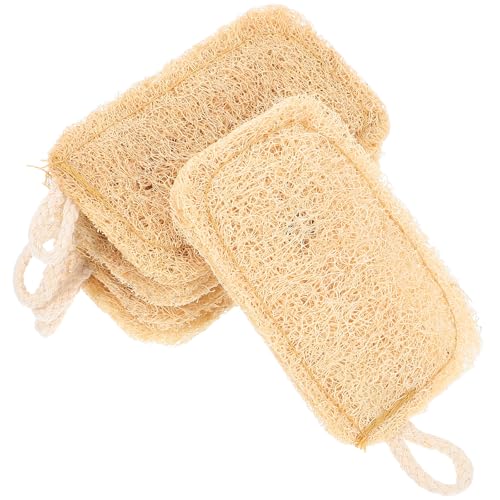 LIFKOME Juego de 5 Cepillos para Lavar Platos de Lufa Natural Cepillo Limpiador Suave para Ollas Sartenes y Tazas Estropajo Ecológico y Duradero para Cocina Doméstica