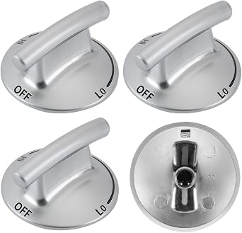 7733P410-60 Surface Burner Knob, Control Knobs Replacement Part fit for Jenn-Air/Maytag/KitchenAid Gas Cooktop Stove, Replaces 74007733, AP5668987, PS2375871, AP6011505 4Pcs