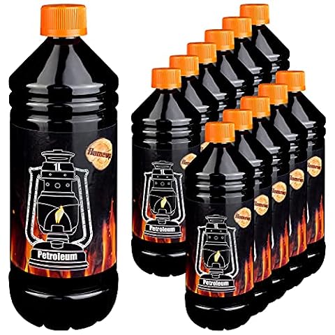 Flameup nafta do ogrzewania naftowego, pieców naftowych, lamp naftowych, kominków, ogrzewania, kerozyna, środek czyszczący, do wyboru, ilość 12 l