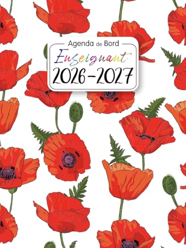 Agenda de Bord Professeur 2026/2027: Carnet De Bord Pour Les Enseignants A4, Grand Journal de Classe, Planner Semainier et Mensuel (French Edition)