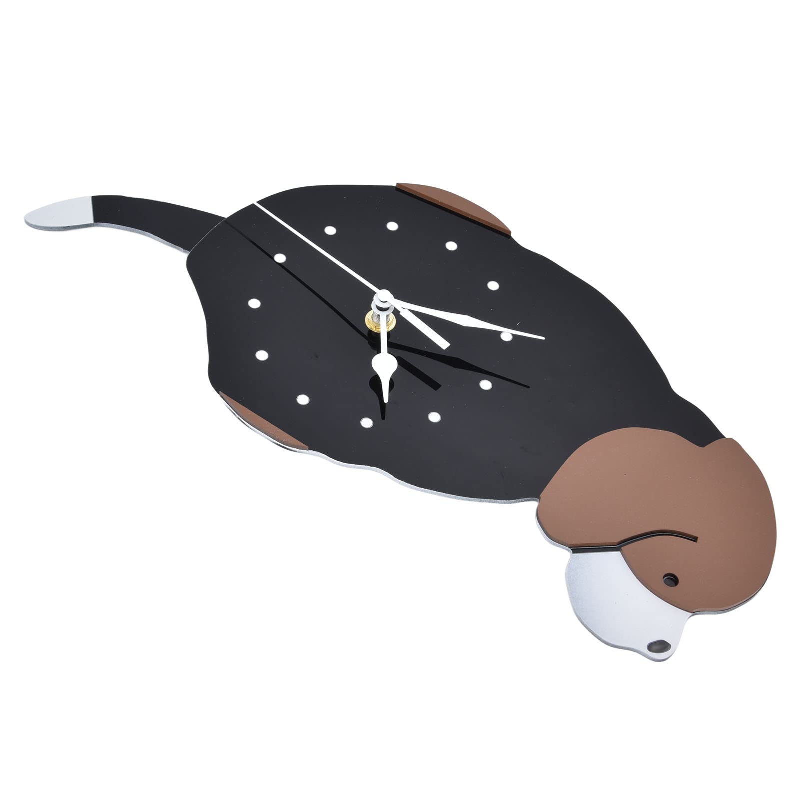 Horloge murale acrylique pour habiller un mur vide sans percer de trou