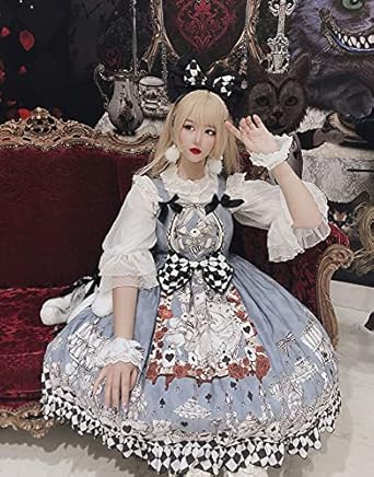 アリス風♡レースたっぷりフレアスカート ロリィタ ロリータ Amazon.co.jp: [Lady Lazy] [レディレイジー] ロリータ