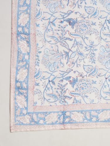 Image of Ravaiyaa - Attitude is everything Sanganer Hand Block Printed Scarves Pure Cotton Scarf Square Hijab Dupatta 40 inch X 40 inch Inch
