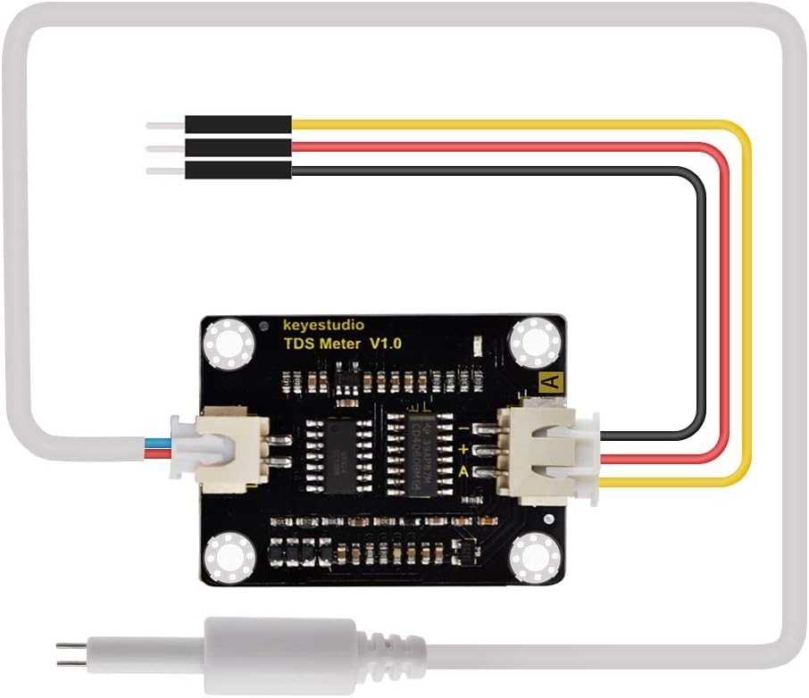 Analog TDS Sensor Water Conductivity Detection Module Kit Compatible with UNO Nano Mega Controllers for Hydroponics Aquariums Water Quality Monitoring 3.3V to 5.5V Input-image-28