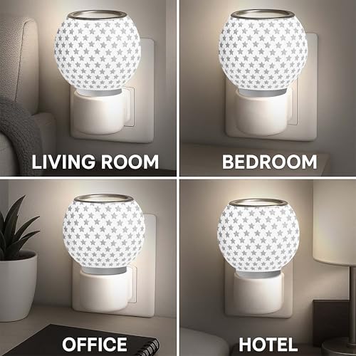 Image of Kapur Dani Camphor Electric Diffuser for Home Fragrance /Office /Kapoordani Light Lamp Multi Functional Essential Oil Camphor /Camphor Burner Diffuser Electrical with On /Off Switch