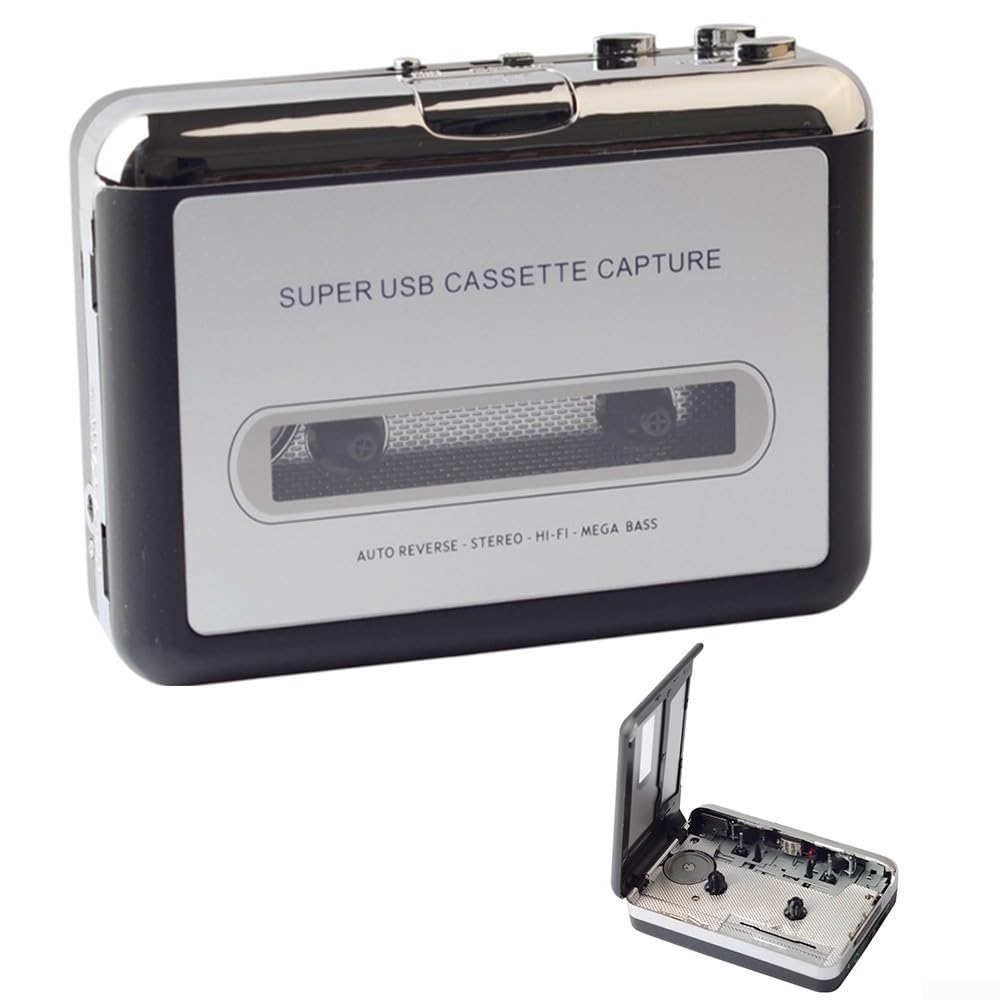 Lettore di cassette audio migliorato con funzione di conversione MP3 per rivivere i tuoi momenti musicali nostalgici