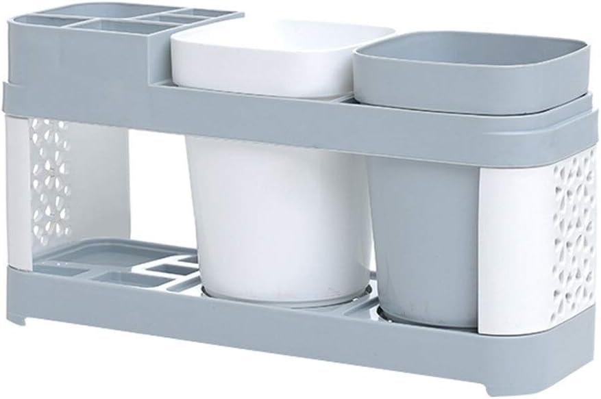 Family Toothbrush Holder Stand Set Shelf Bathroom Toothpaste Storage Rack Home Organizer Tools Storage Tools