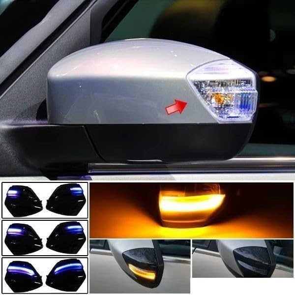 Clignotant dynamique à LED de rétroviseur pour Ford S-Max Kuga et C-Max - 4
