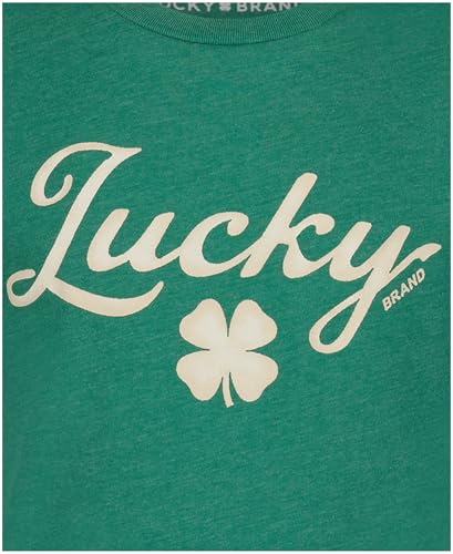 Image of Lucky Brand Boys' Short Sleeve Graphic Crew Neck T-Shirt, Soft, Comfortable, Relaxed Fit