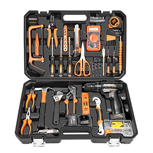 Elektrische Bohrmaschine für den Haushalt Multifunktionswerkzeug Reparaturwerkzeugsatz kompletter Satz Handwerkzeuge