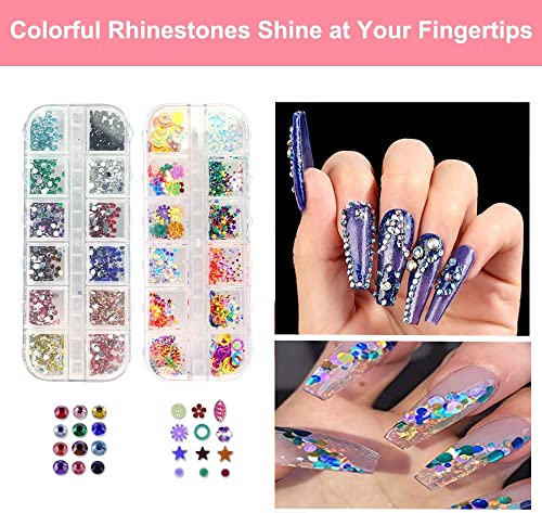 Pinsel für Gelnägel,Nail Art Pinsel Set,15 Stücke Nagel Pinsel,10 Rolle Streifenband Nägel,5 Stücke Dotted Pen,2 Boxes… – Bild 5