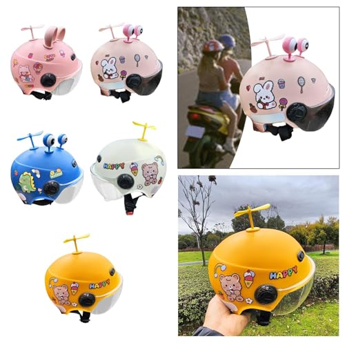 Image of Cute Kids Motorcycle Cartoon Half for Moped Go Kart Girls Pink Ears | Helmets | Helmets & Headwear | Apparel & Merchandise | Parts & Accessories Motors