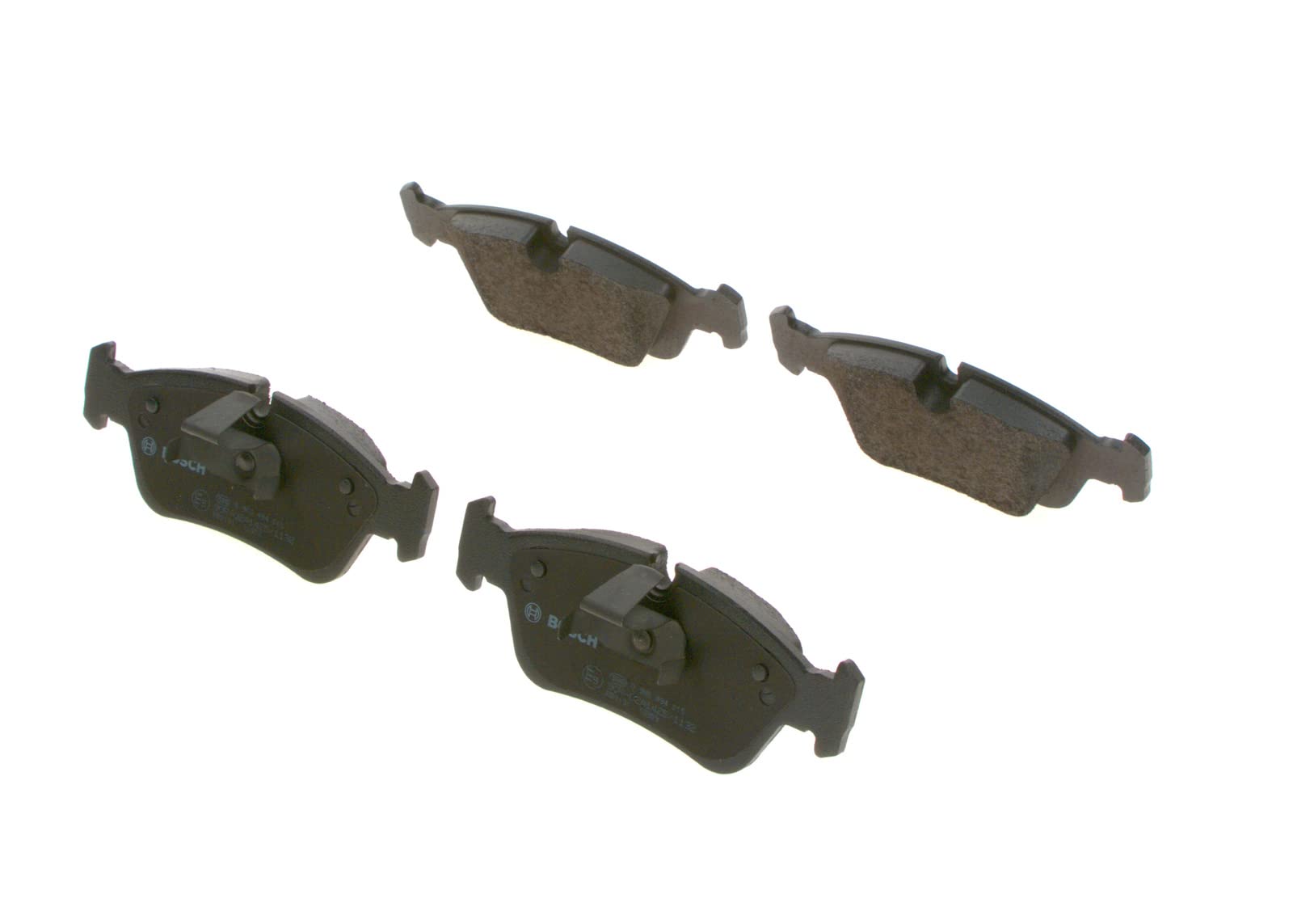 Plaquettes De Frein Bosch BP2516 - Jeu De 4 - Certification ECE-R90 - Qualité D'origine