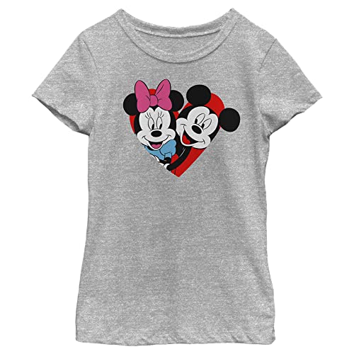 Image of Disney Girls' Mickey Minnie Heart