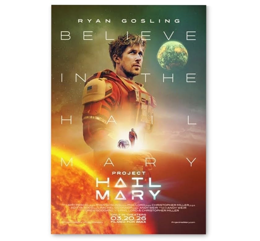 エ*ん様 【非売品 B1サイズ ポスター】プロジェクト・ヘイル・メアリー Amazon.co.jp: 映画ポスター プロジェクト ヘイルメアリー 11×17インチ