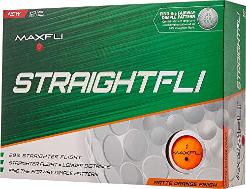Maxfli StraightFli Matte Orange